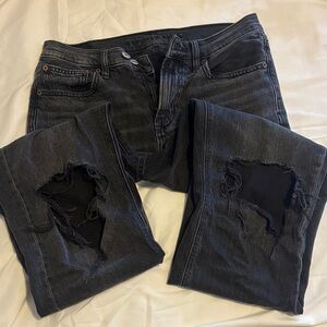 American Eagle 90s bootcut black jeans